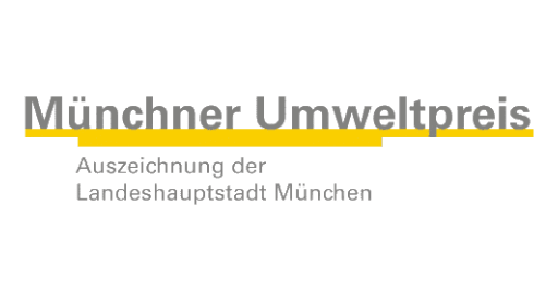 Logo des Münchner Umweltpreises der Landeshauptstadt.